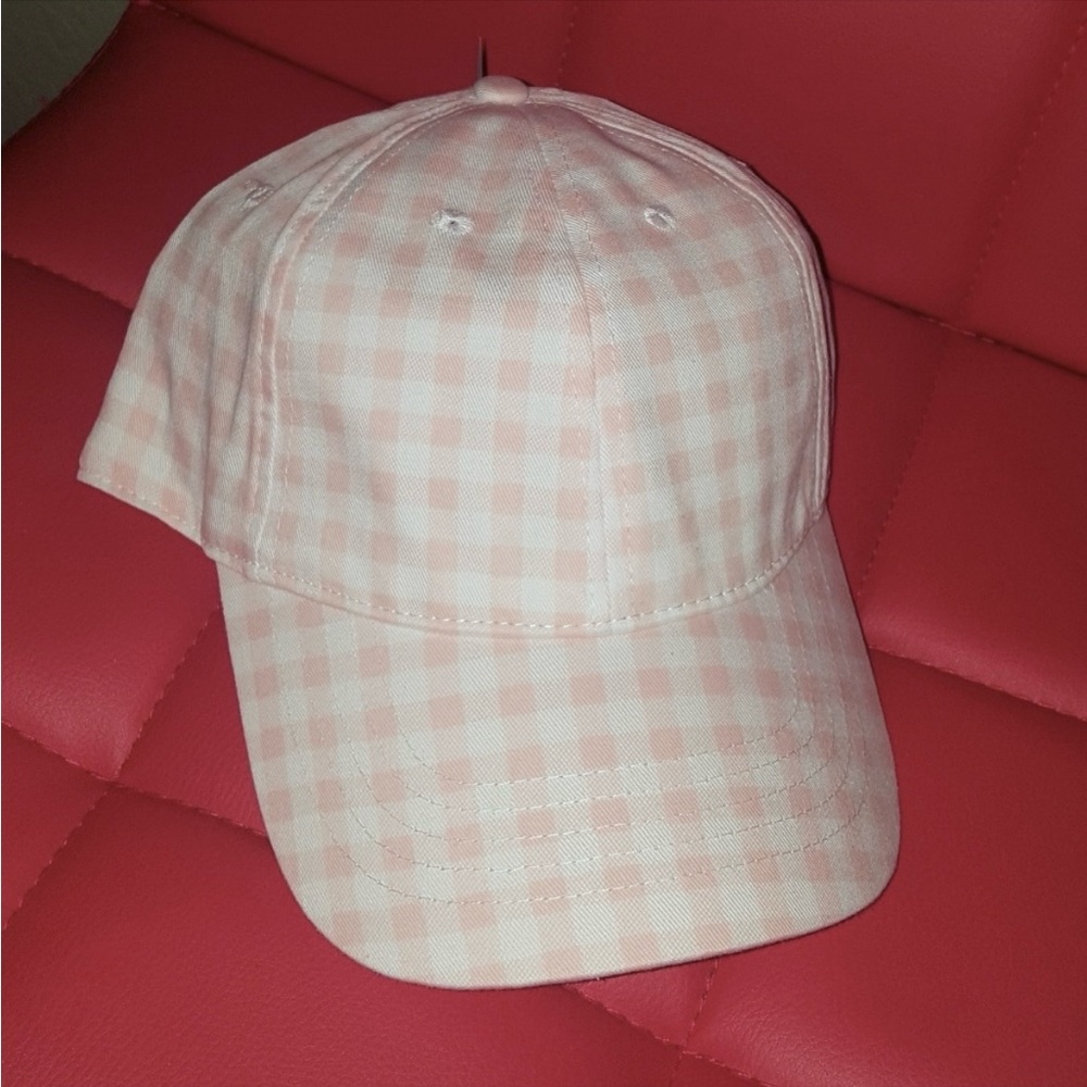 Gingham Check Plaid Baseball Cap
